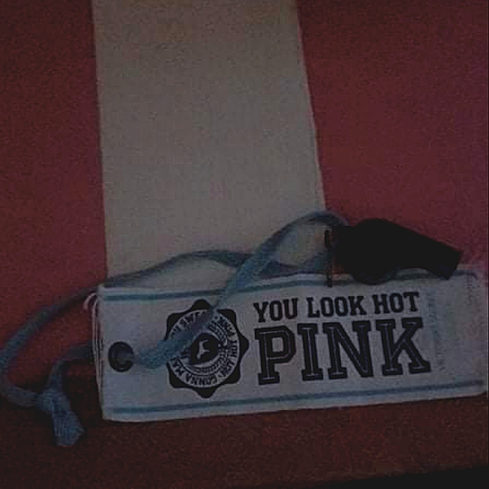 PINK VICTORIA'S SECRET VERY RARE WHISTLE